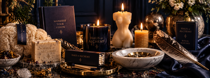 Haus ritual essentials with stones