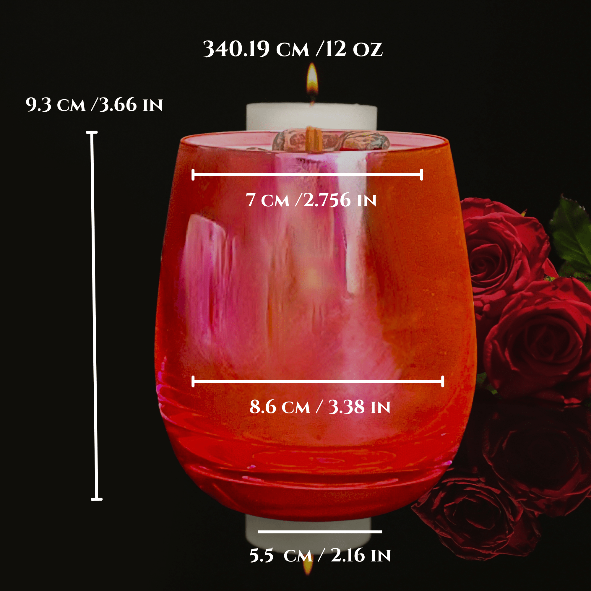 Femme Fatale 12 oz Signature Candle - The Haus Of Alchemy
