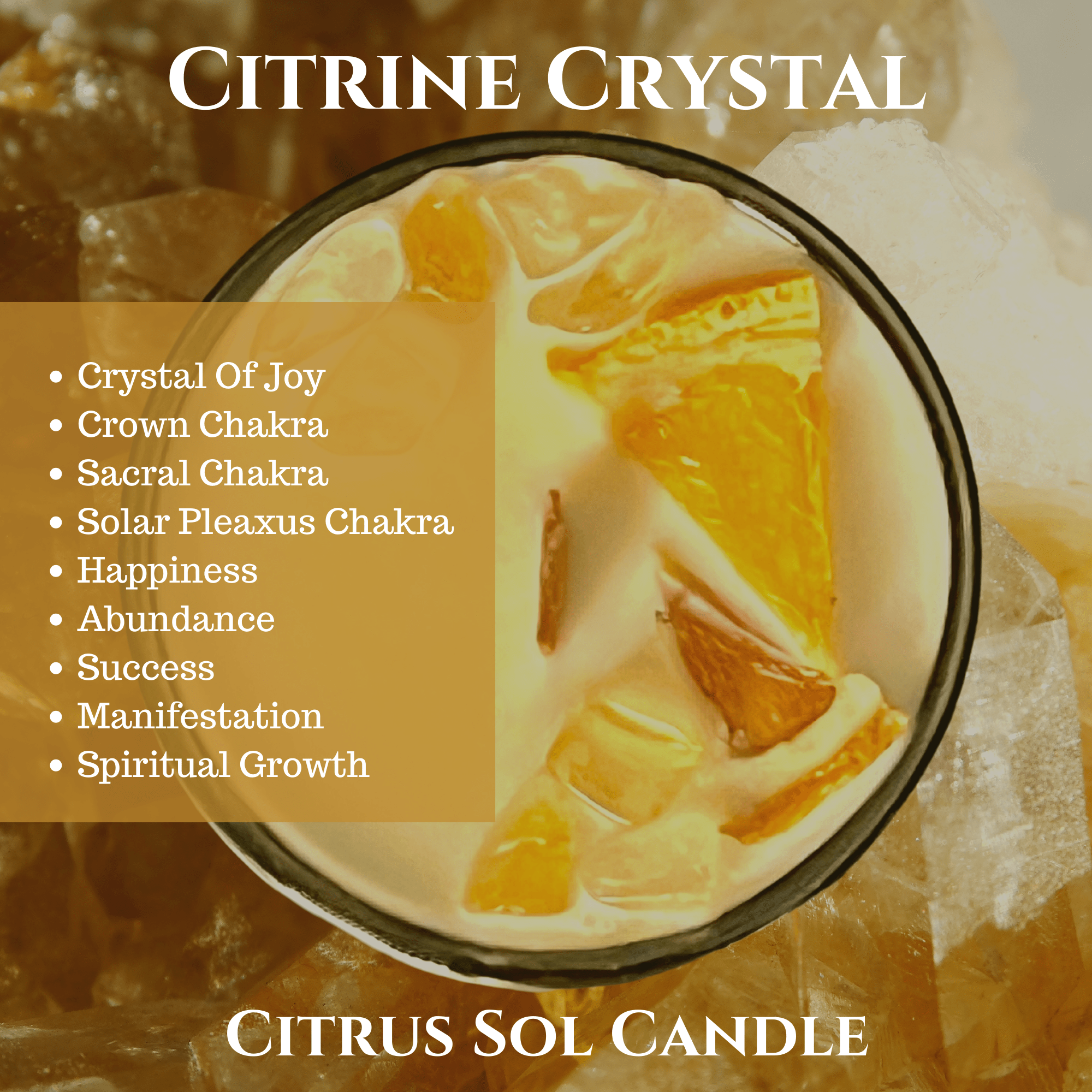 Ominous Joy Mini Smudge Candle - The Haus Of Alchemy