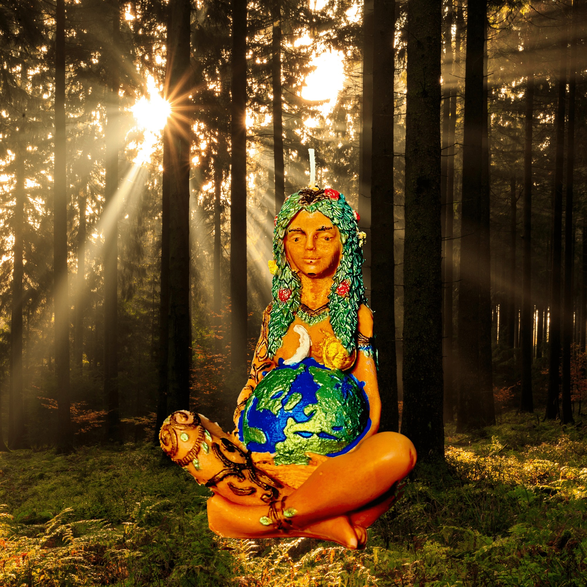 Mother Nature | Custom Figural Candle - The Haus Of Alchemy