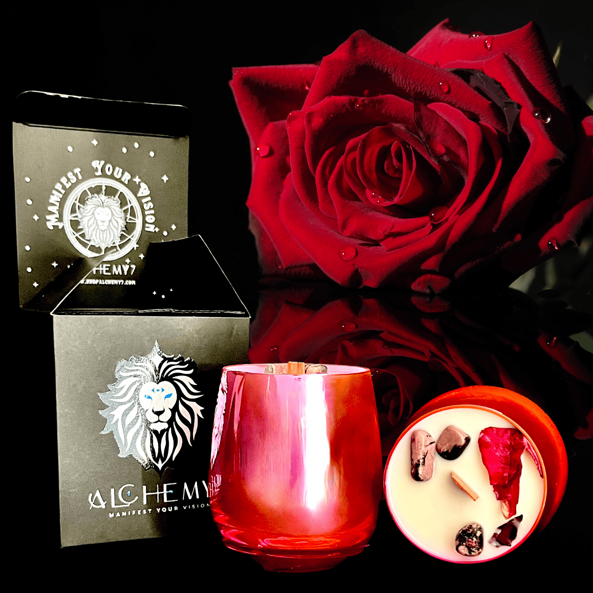 Femme Fatale 12 oz Signature Candle - The Haus Of Alchemy