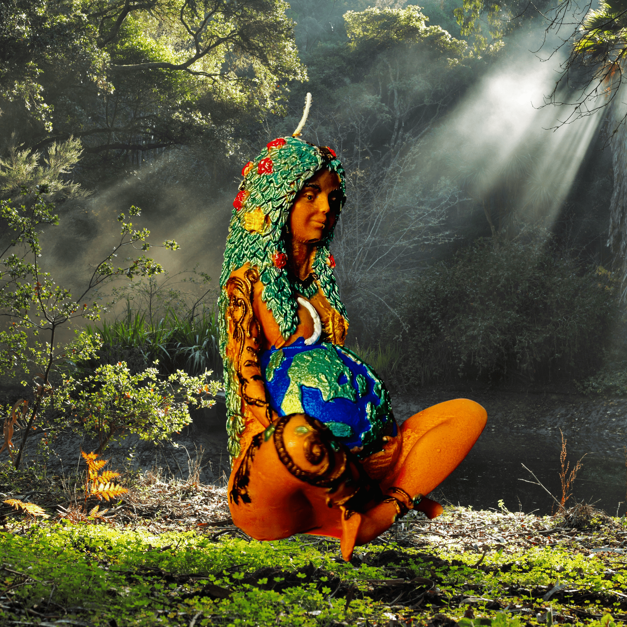 Mother Nature | Custom Figural Candle - The Haus Of Alchemy