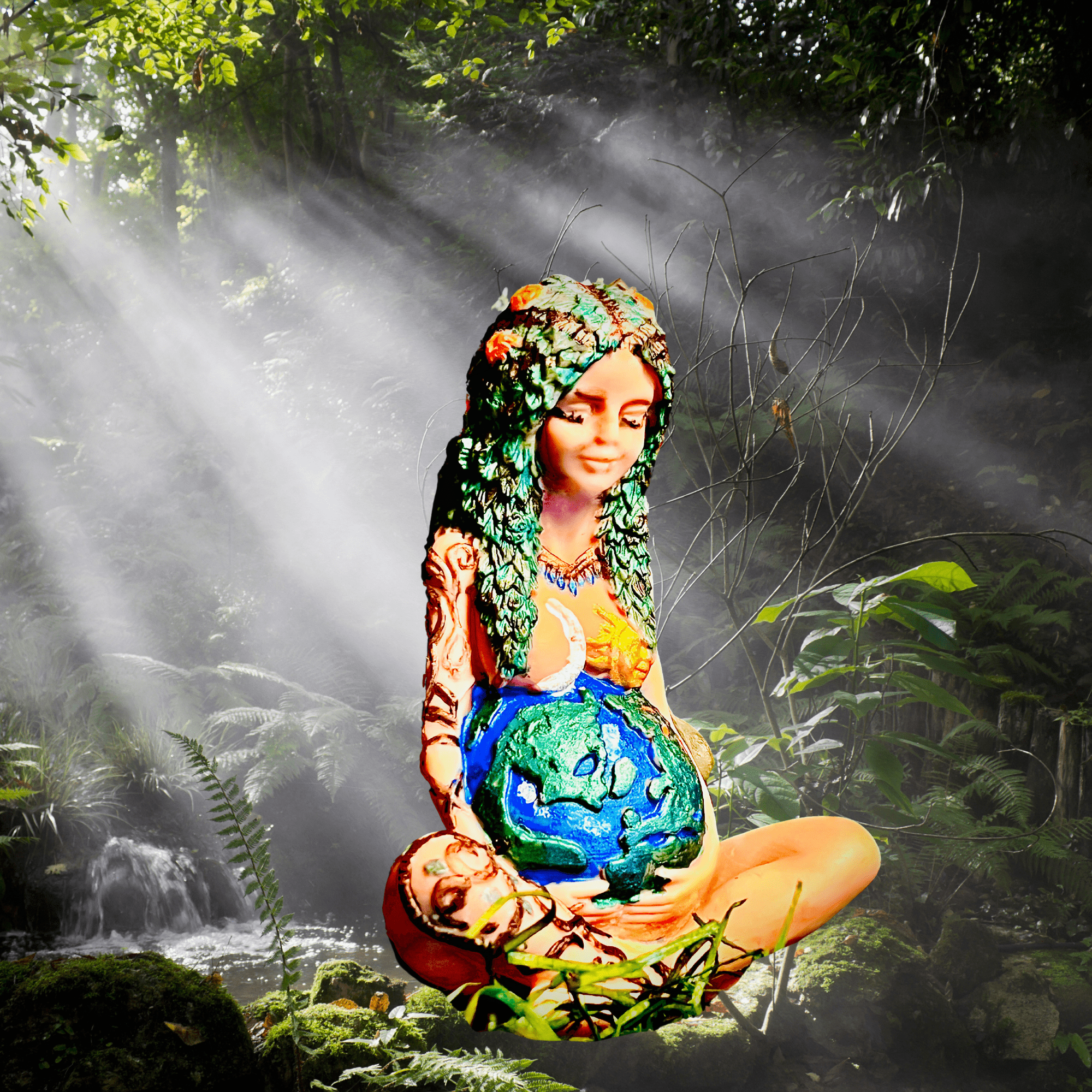 Mother Nature | Custom Figural Candle - The Haus Of Alchemy