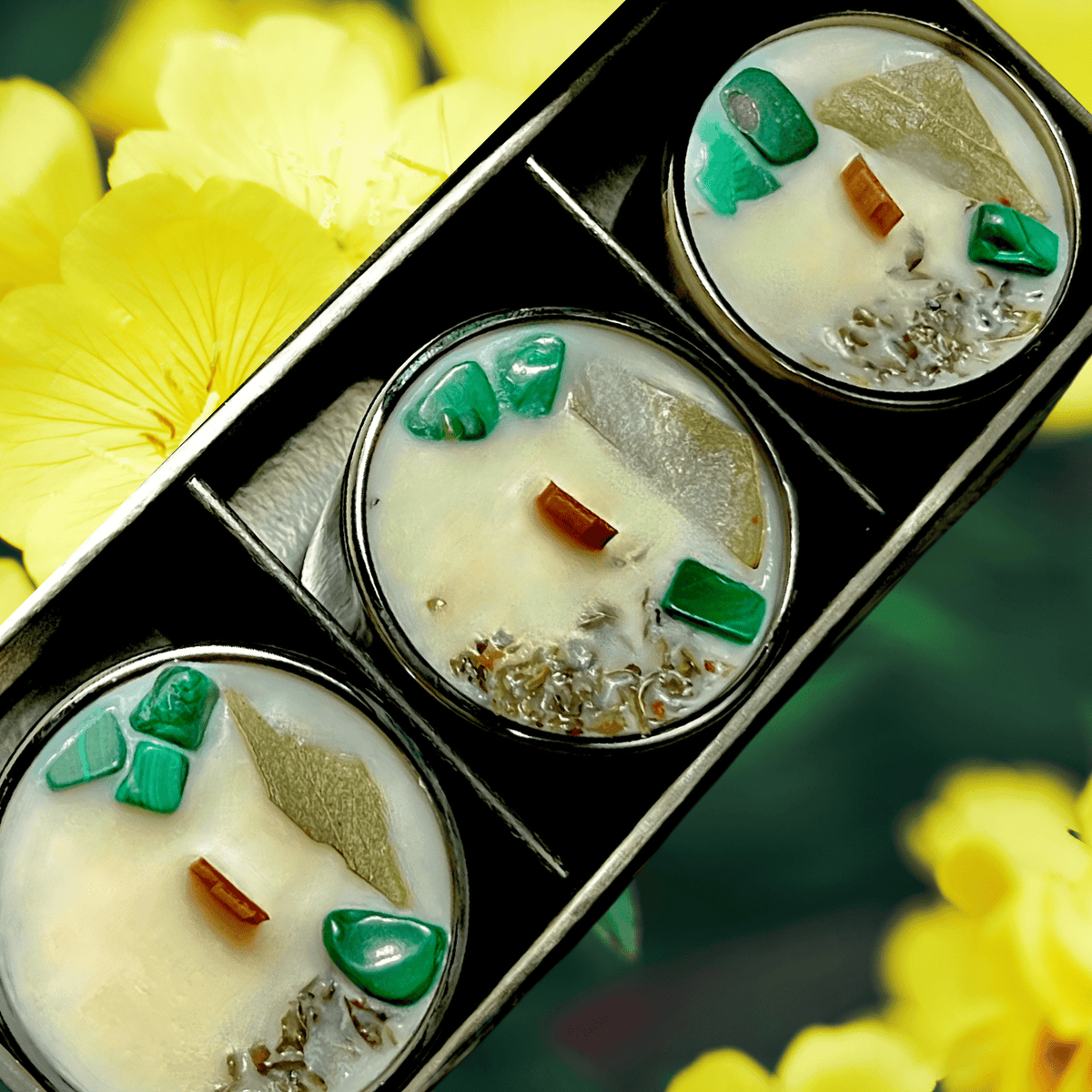 Breathe Intention Mini Candle | Clarity, Sinus Relief & Chakra Healing - The Haus Of Alchemy