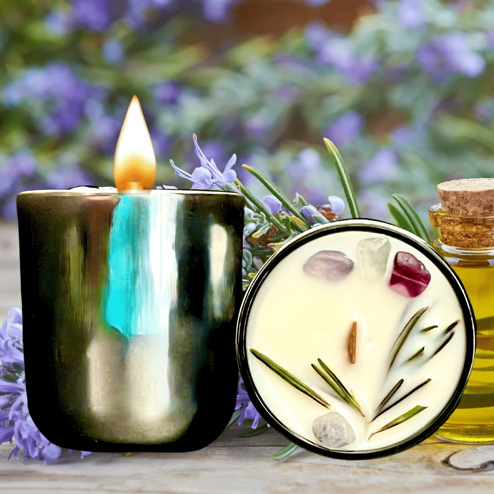 Epiphany Mini Smudge Candle - The Haus Of Alchemy