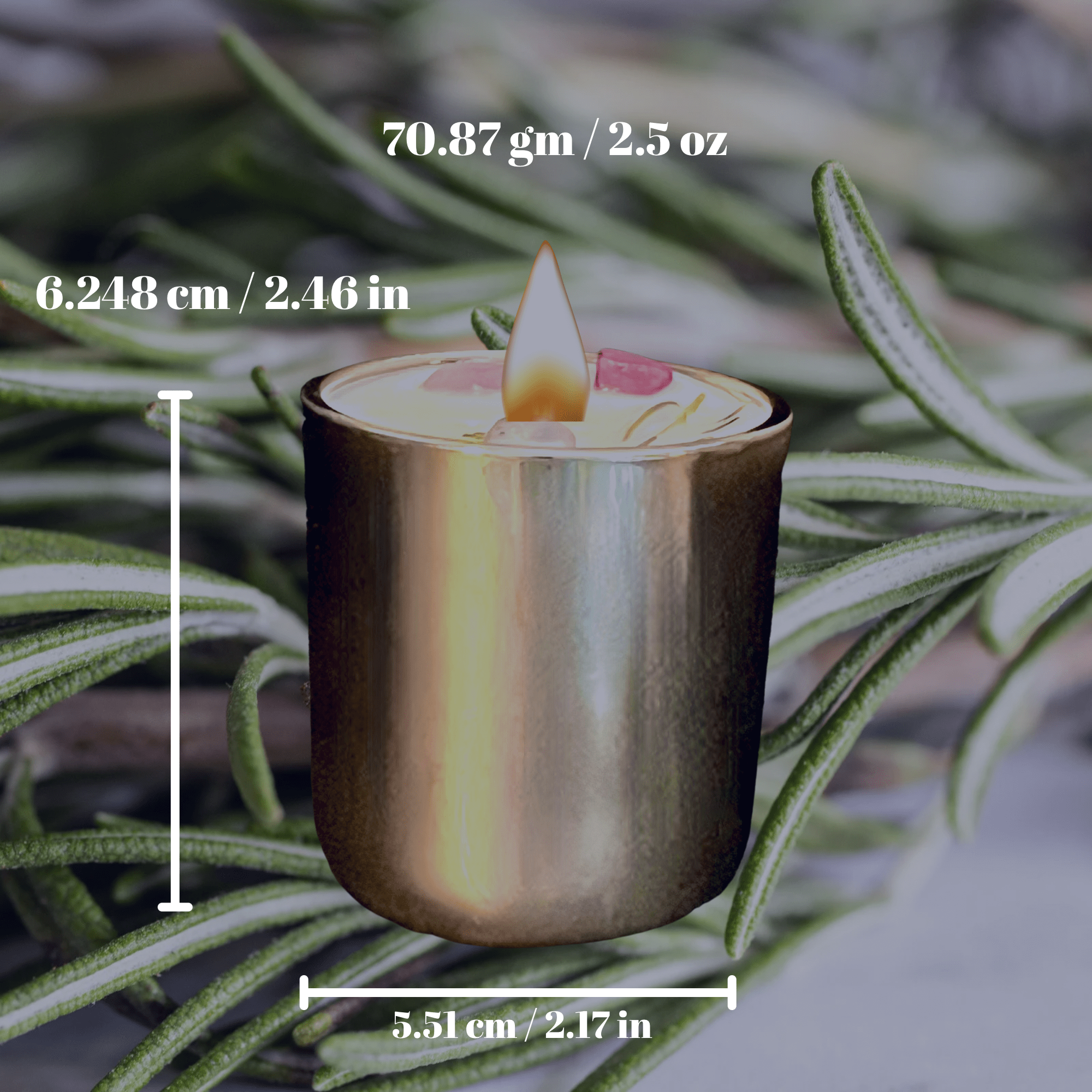 Epiphany Mini Smudge Candle - The Haus Of Alchemy