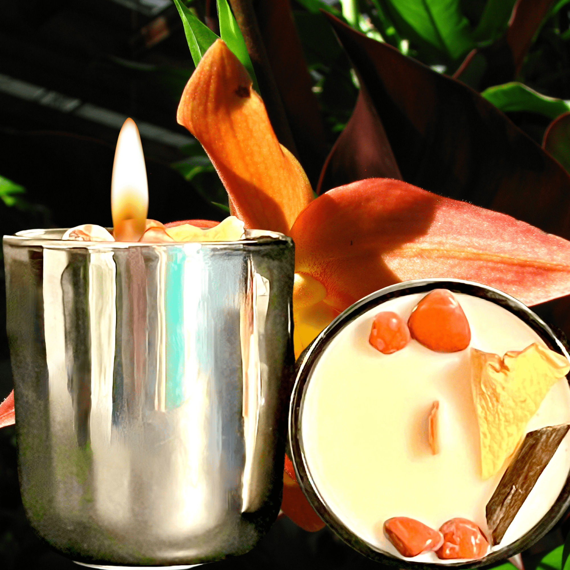 Forbidden Apple | Mini Candle | Love, Power & Peace - The Haus Of Alchemy