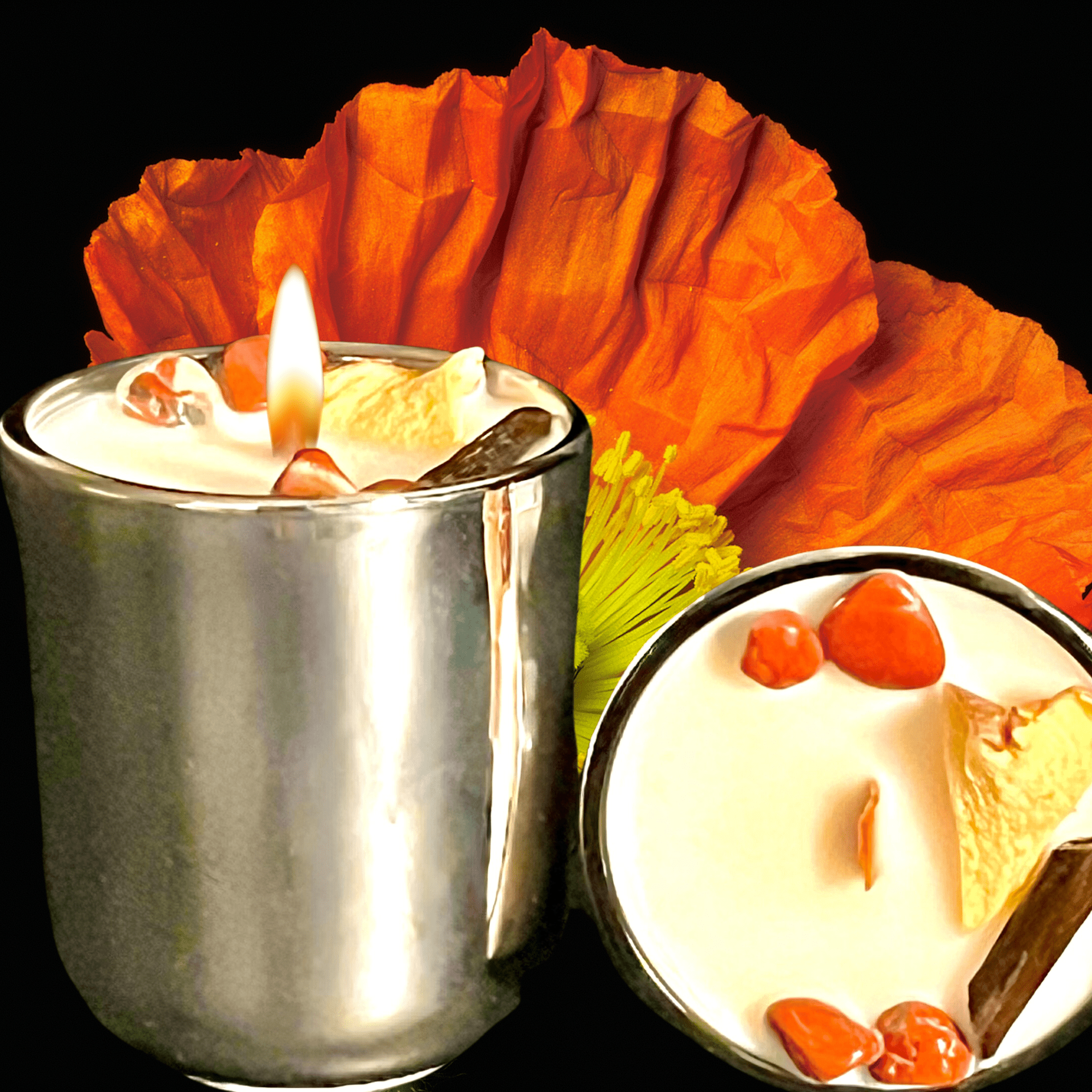 Forbidden Apple | Mini Candle | Love, Power & Peace - The Haus Of Alchemy