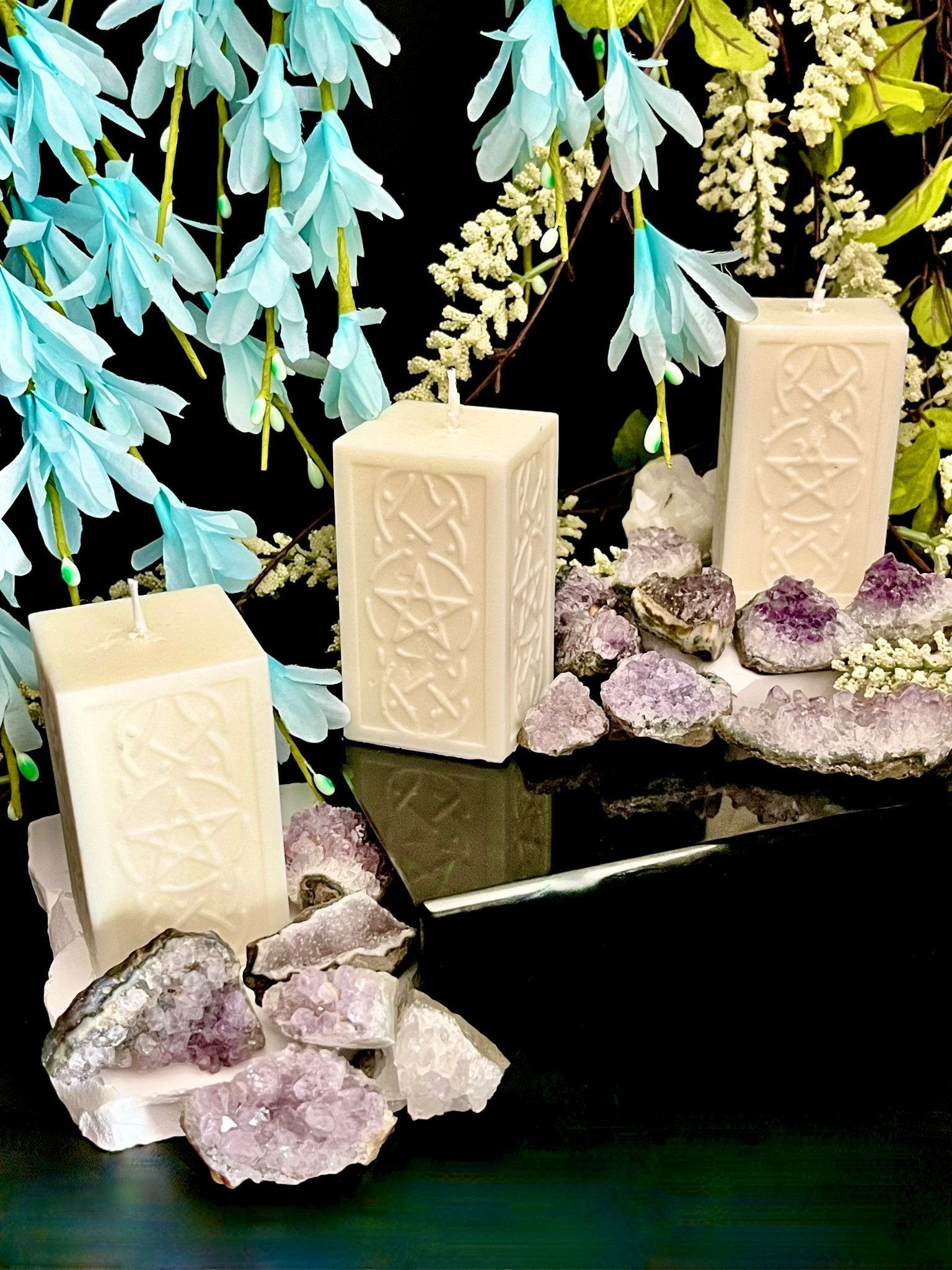 Pentacle Pillar Candle - The Haus Of Alchemy