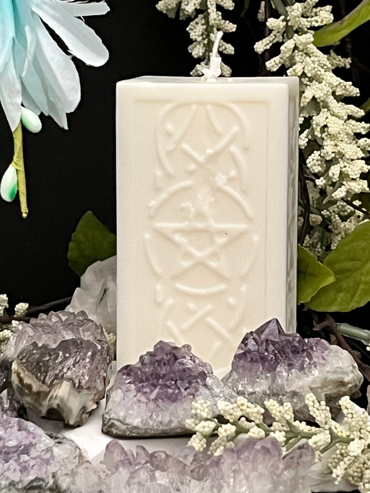 Pentacle Pillar Candle - The Haus Of Alchemy
