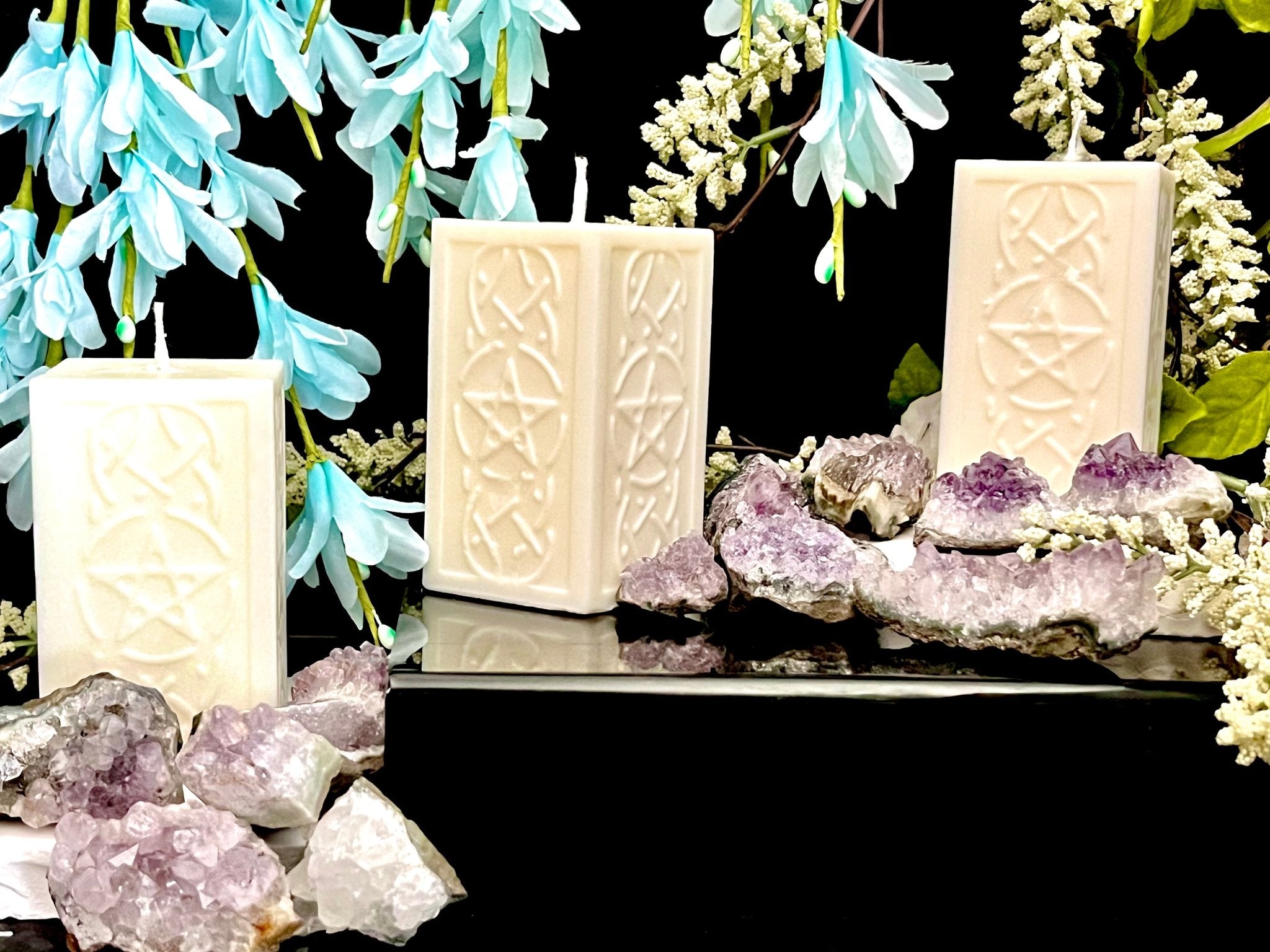 Pentacle Pillar Candle - The Haus Of Alchemy