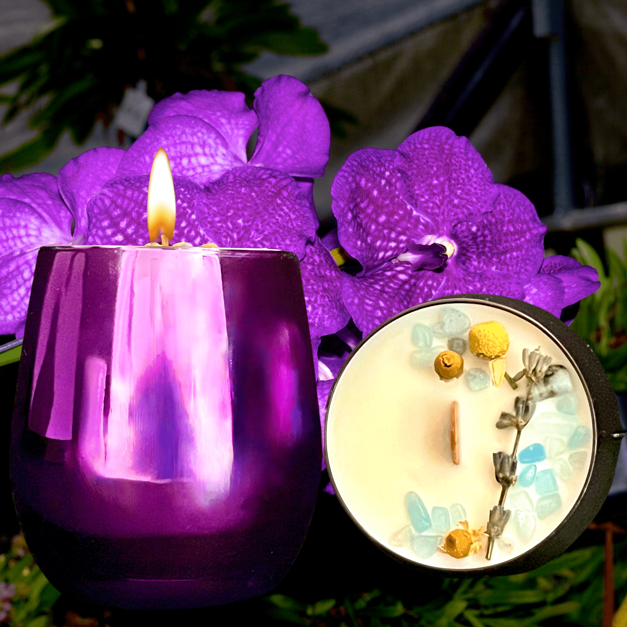 Sándman Intention Candle | Sleep & Stress Relief - The Haus Of Alchemy