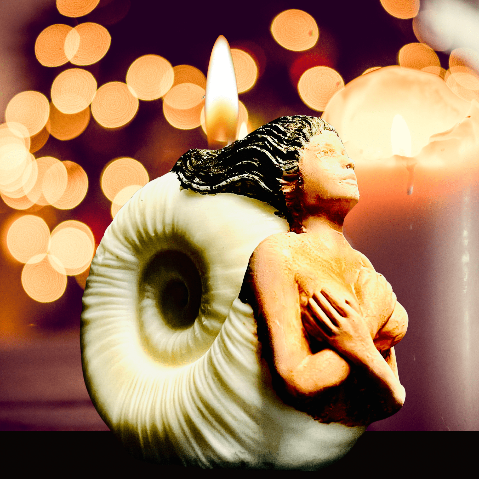 Siren | Custom Figural Candle - The Haus Of Alchemy