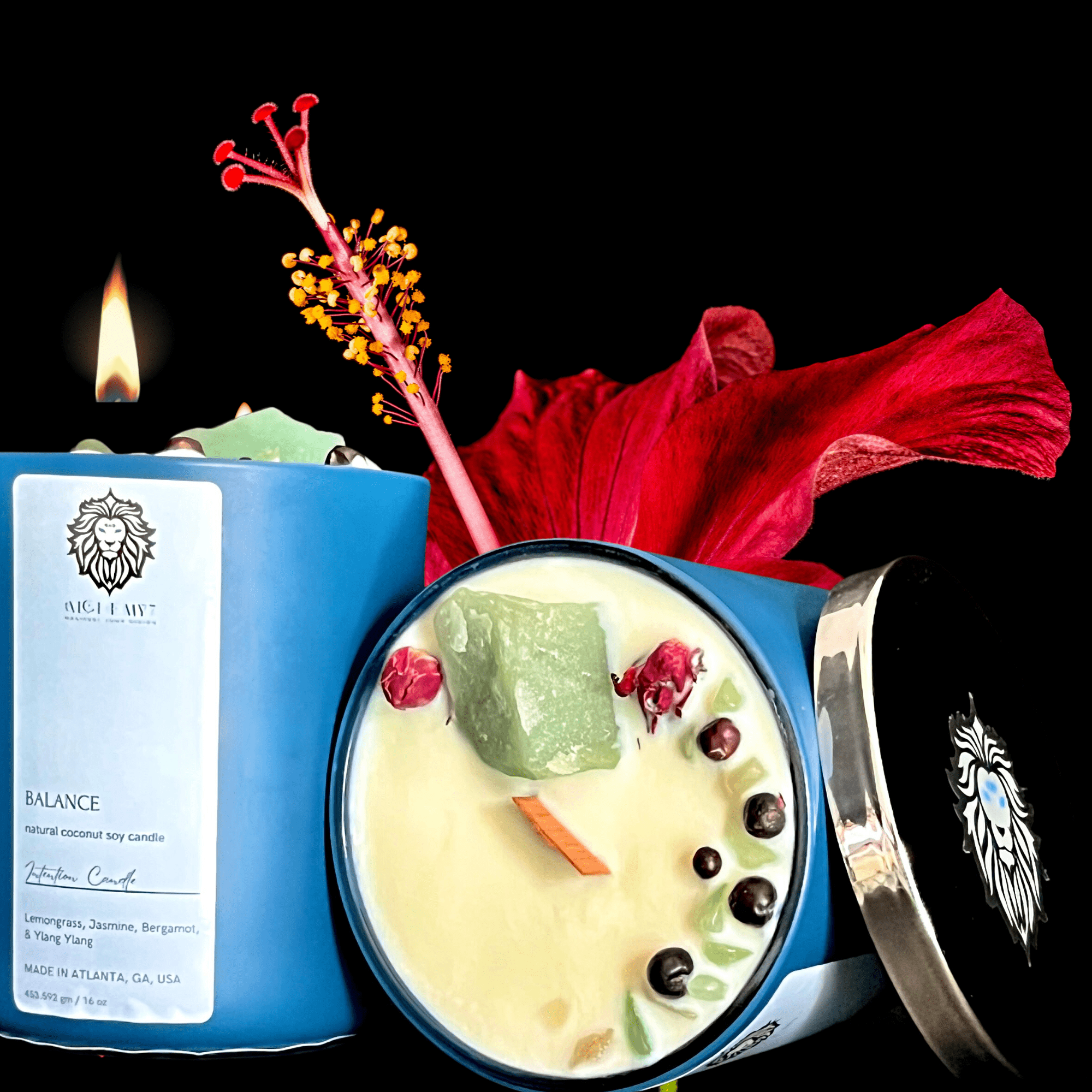 Yin Yang Intention Candle | Balance Masculine & Feminine Energies - The Haus Of Alchemy