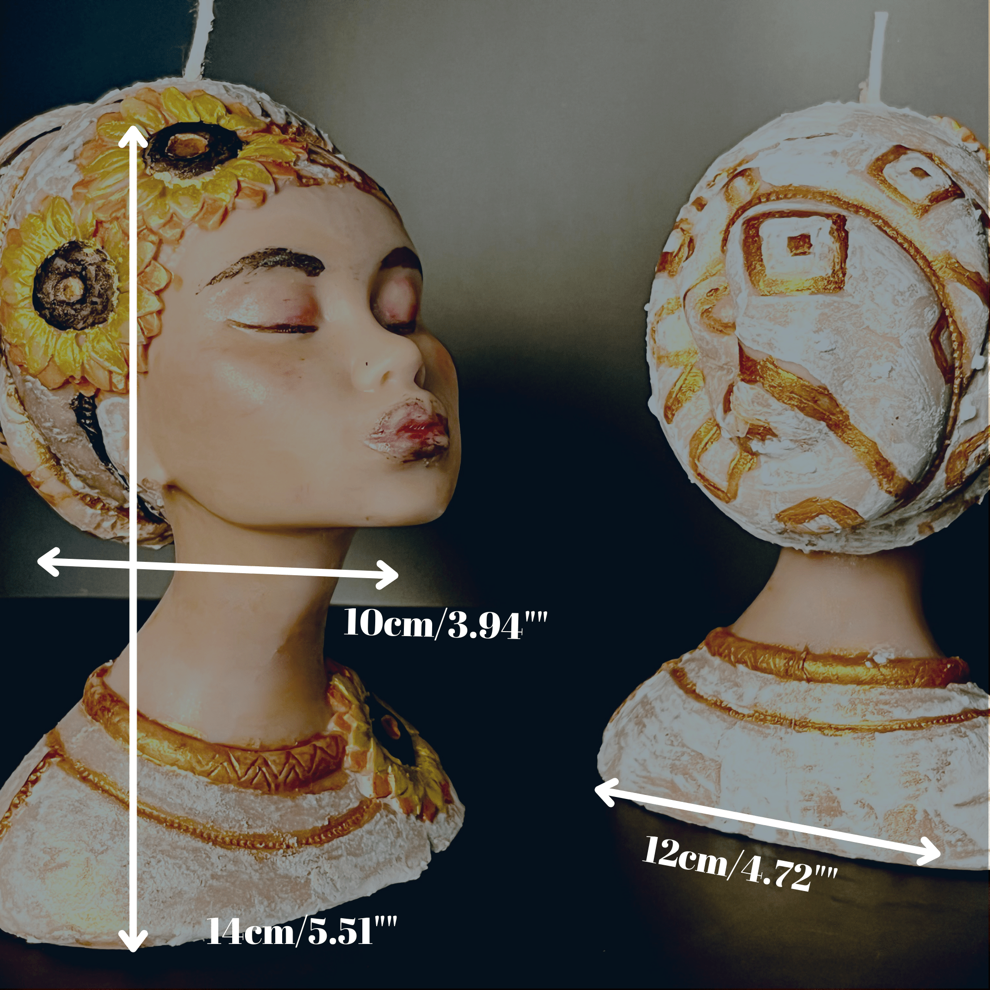 Oshun – Custom Figural Candle - The Haus Of Alchemy