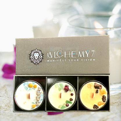 Zen Equilibrium Mini Candle Set