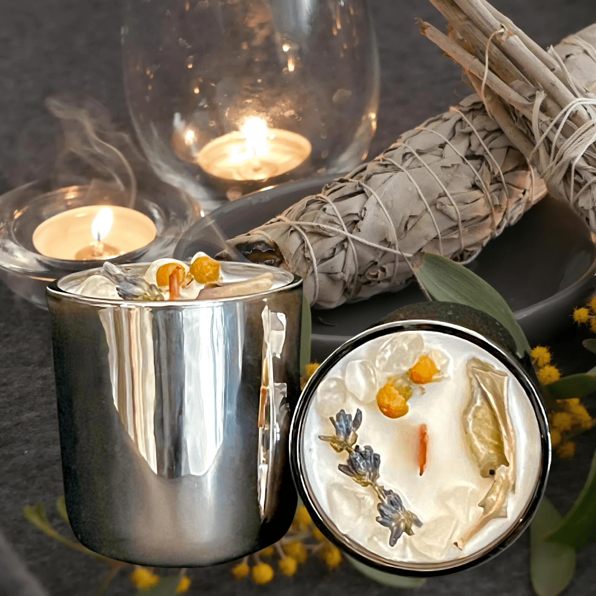 Energy Cleanse Mini Candle Set - The Haus Of Alchemy