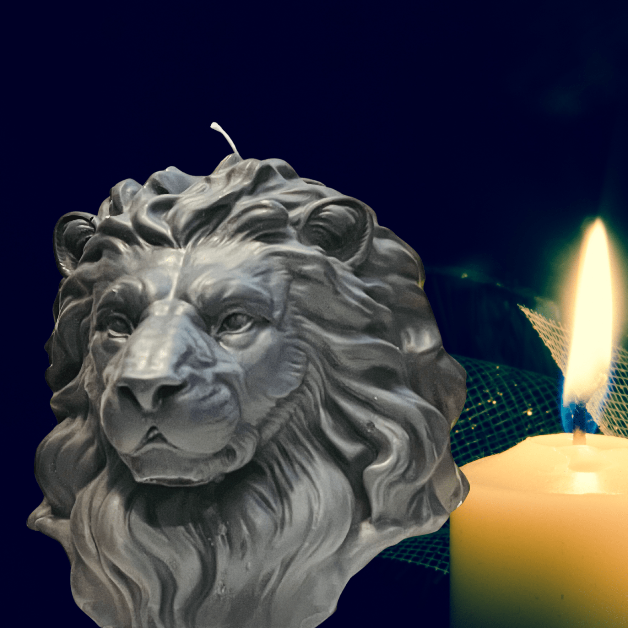 Lion | Custom Figural Candle - The Haus Of Alchemy