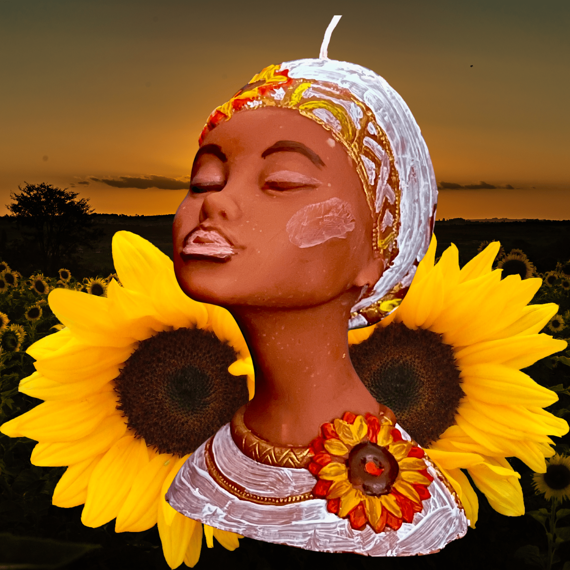 Oshun – Custom Figural Candle - The Haus Of Alchemy