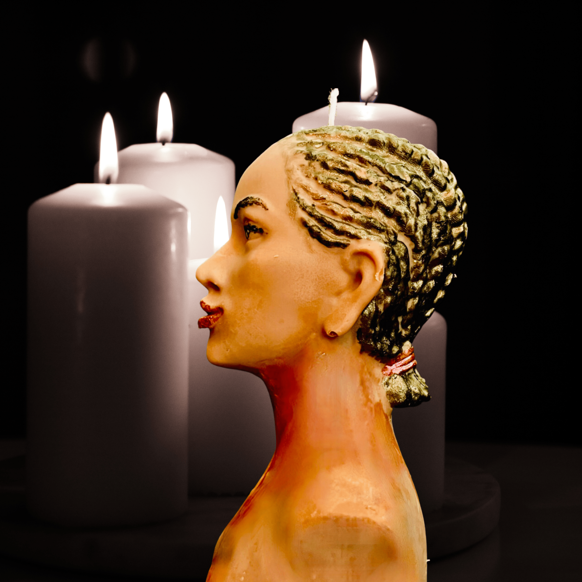 Imani | Custom Figural Candle - The Haus Of Alchemy