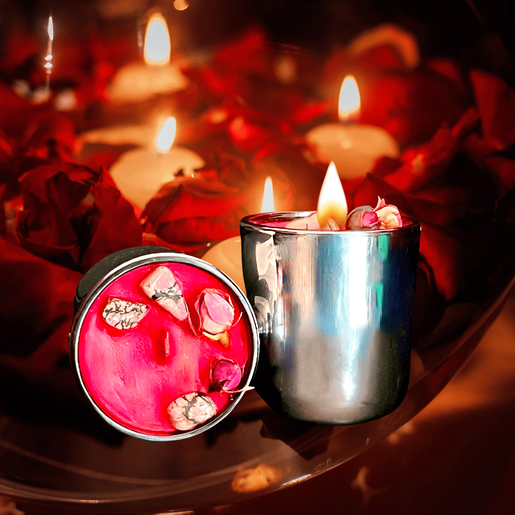 Crave Mini Candle | Non - Binding Love Spell for Attraction &amp; Romance - The Haus Of Alchemy