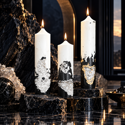 Geode Pillar Candle