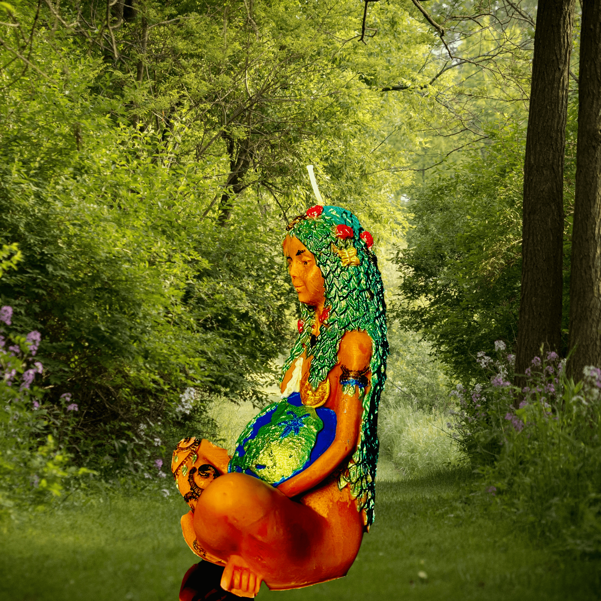 Mother Nature | Custom Figural Candle - The Haus Of Alchemy