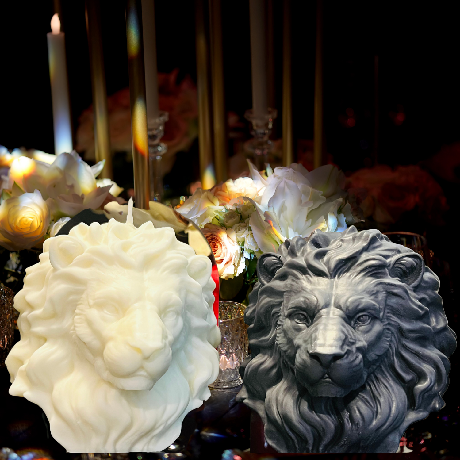 Lion Figural Candle