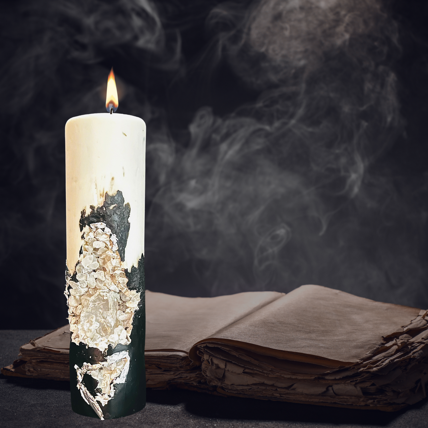 Geode Pillar Candle