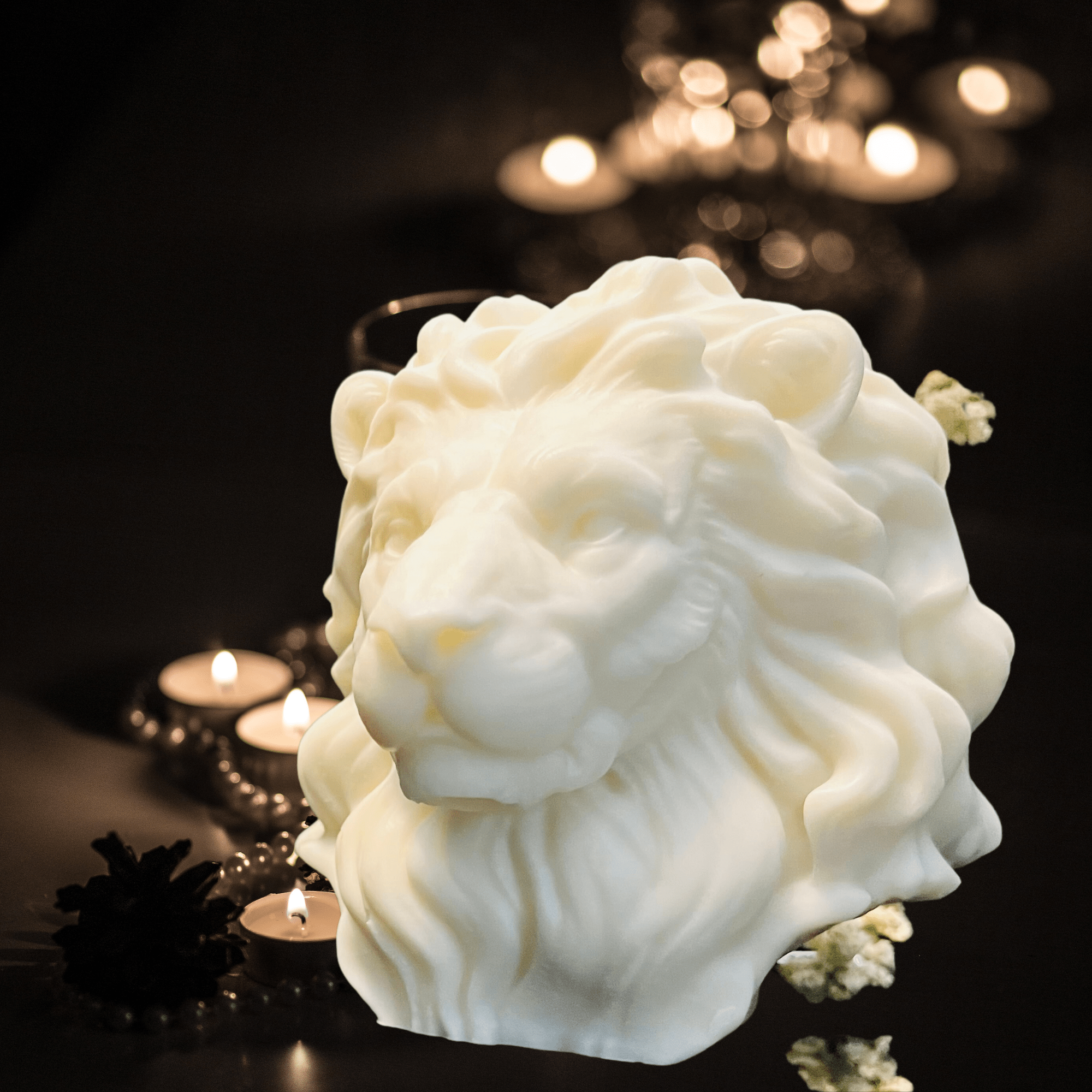 Lion | Custom Figural Candle - The Haus Of Alchemy