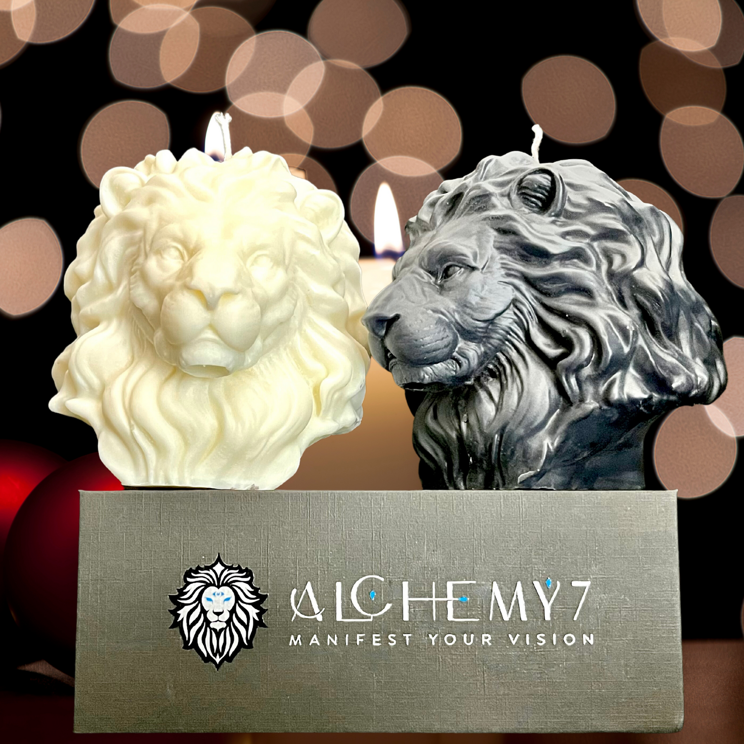 Lion Figural Candle