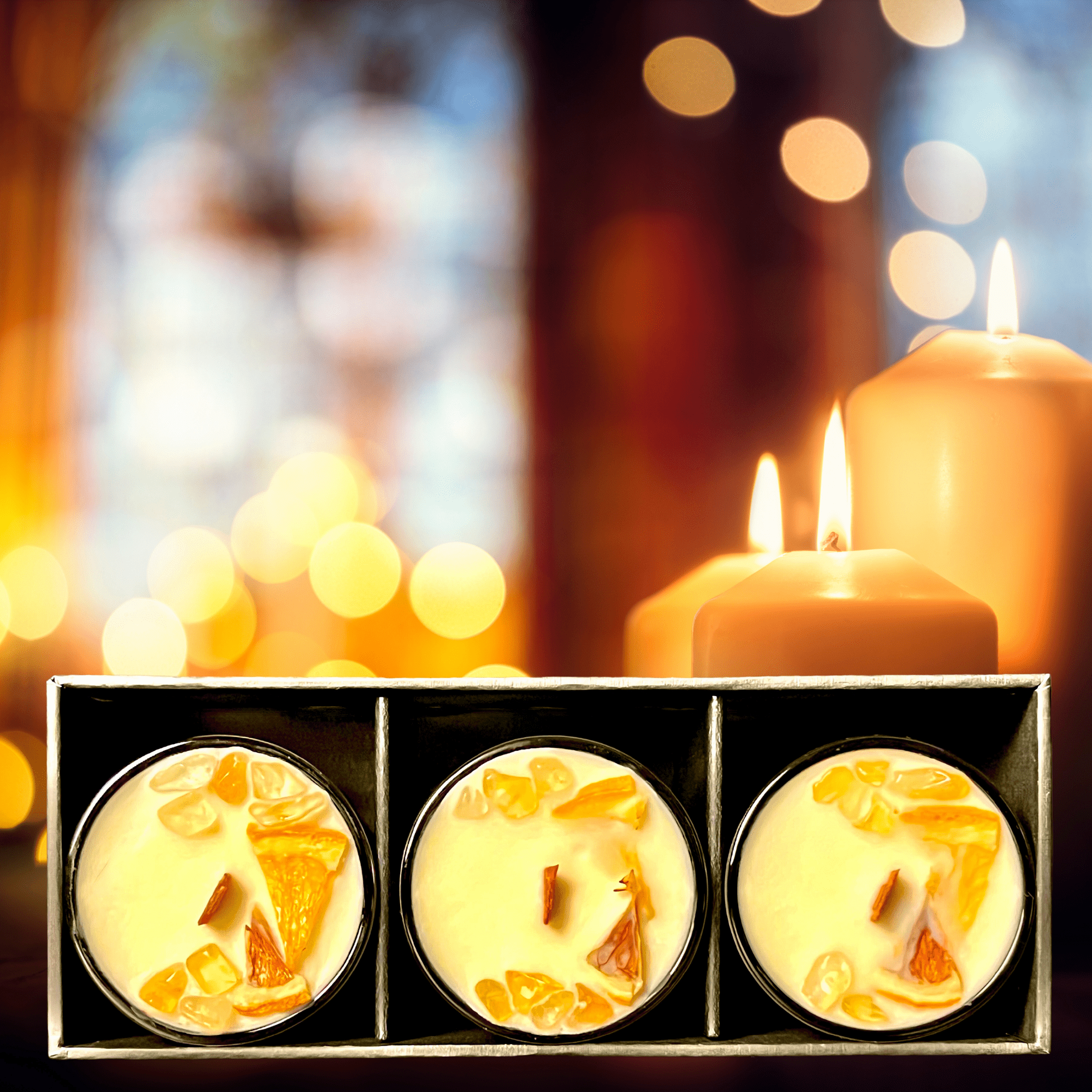 Ominous Joy Mini Smudge Candle - The Haus Of Alchemy