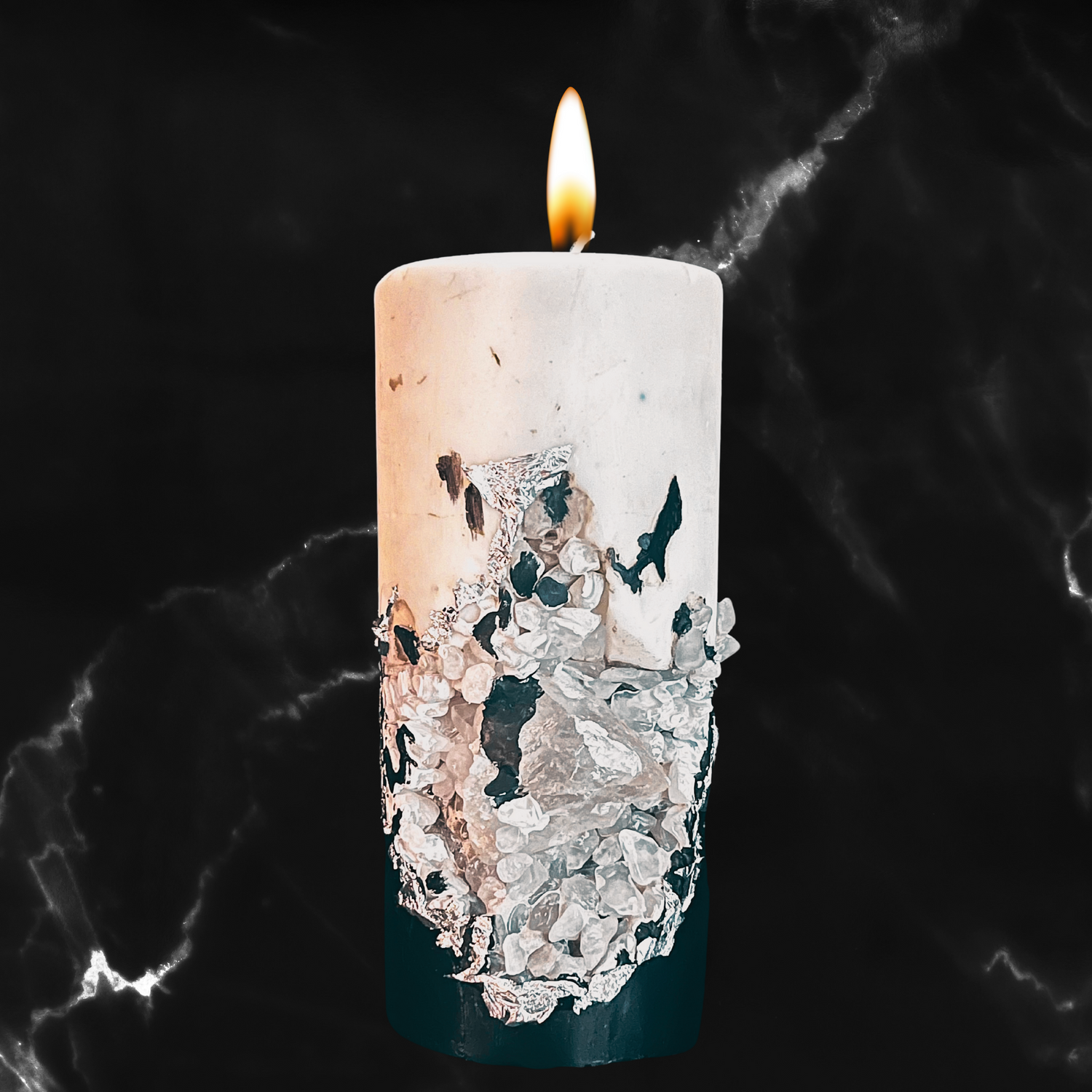 Geode Pillar Candle