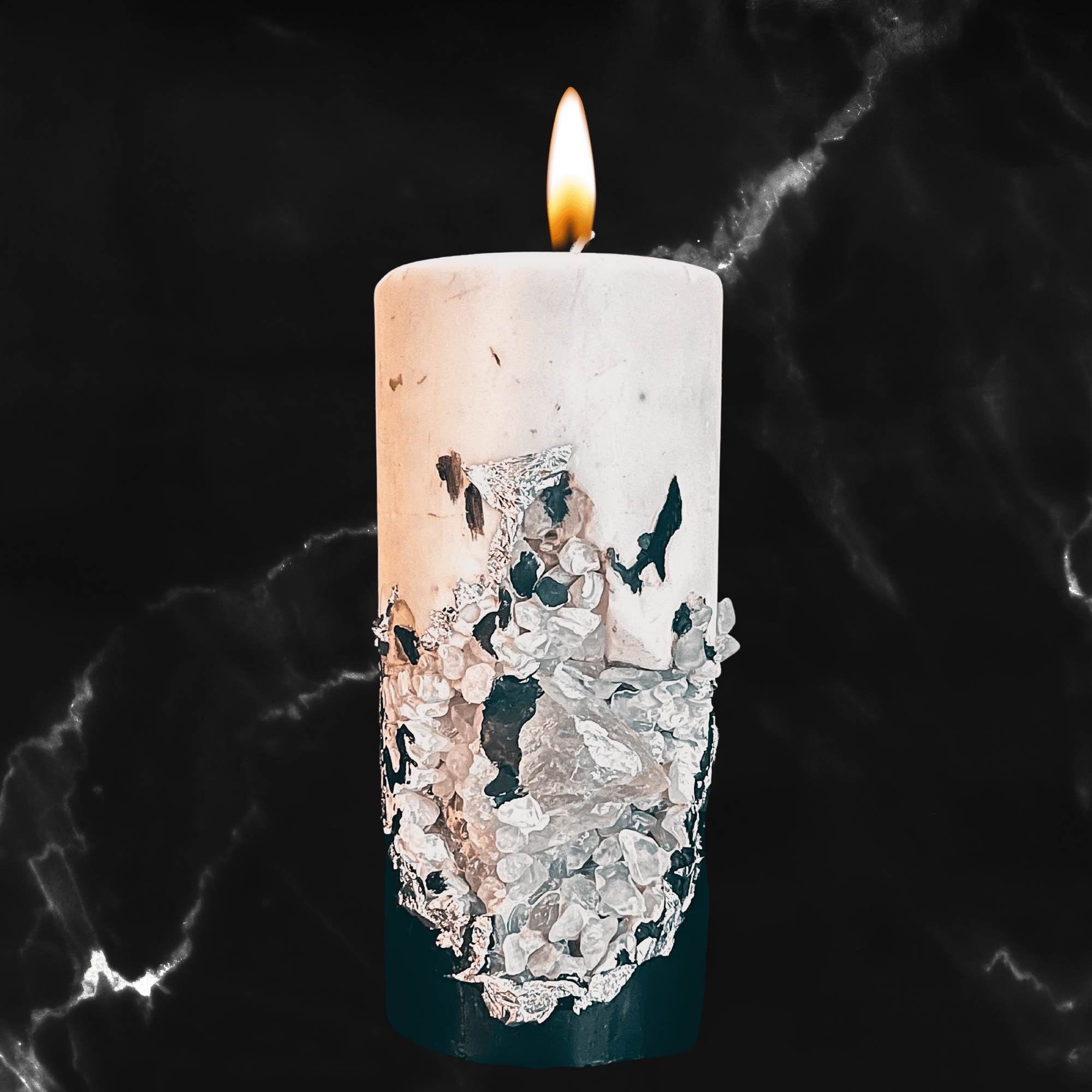 Geode Pillar Candle - The Haus Of Alchemy