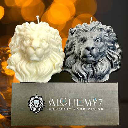 Lion Figural Candle