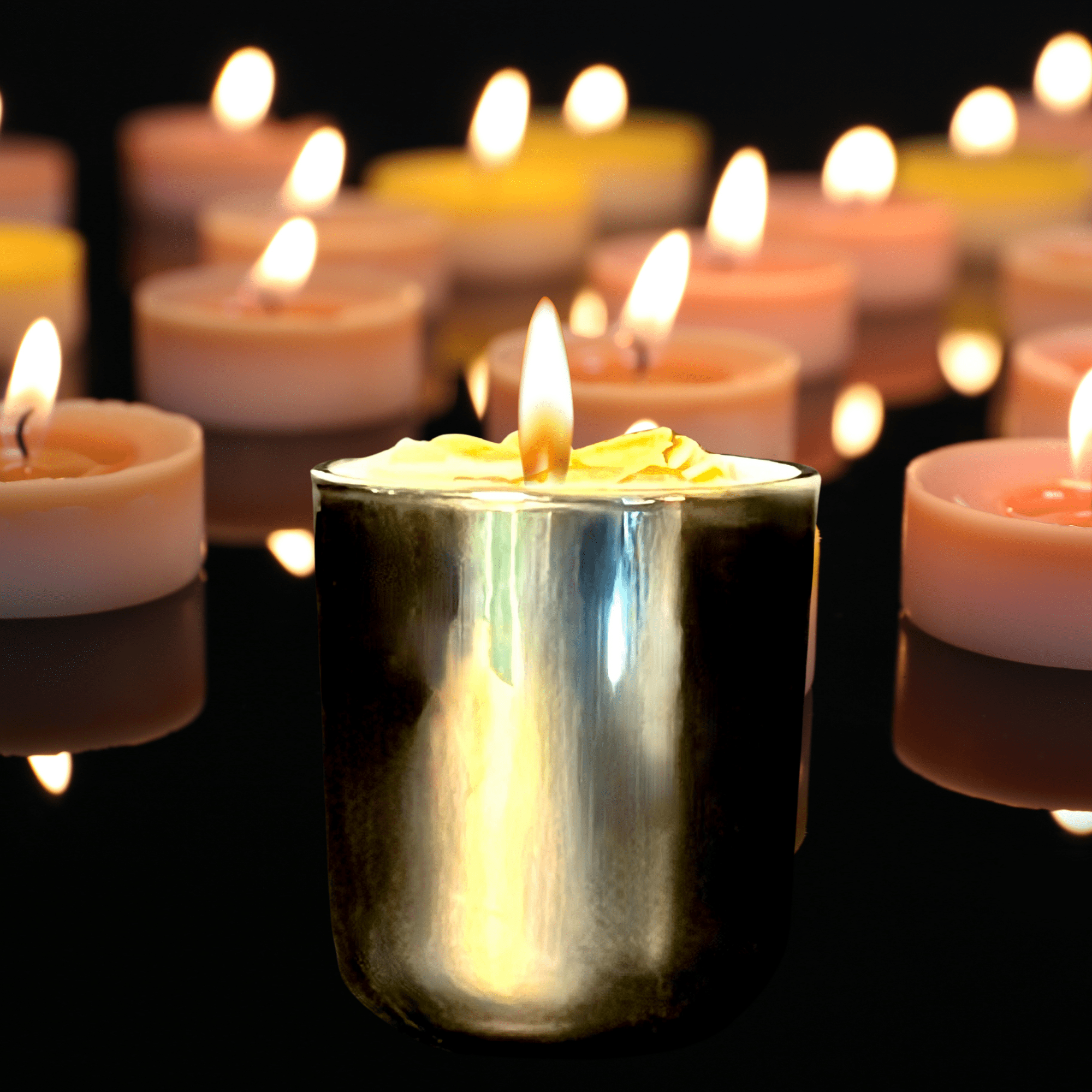 Ominous Joy Mini Smudge Candle - The Haus Of Alchemy