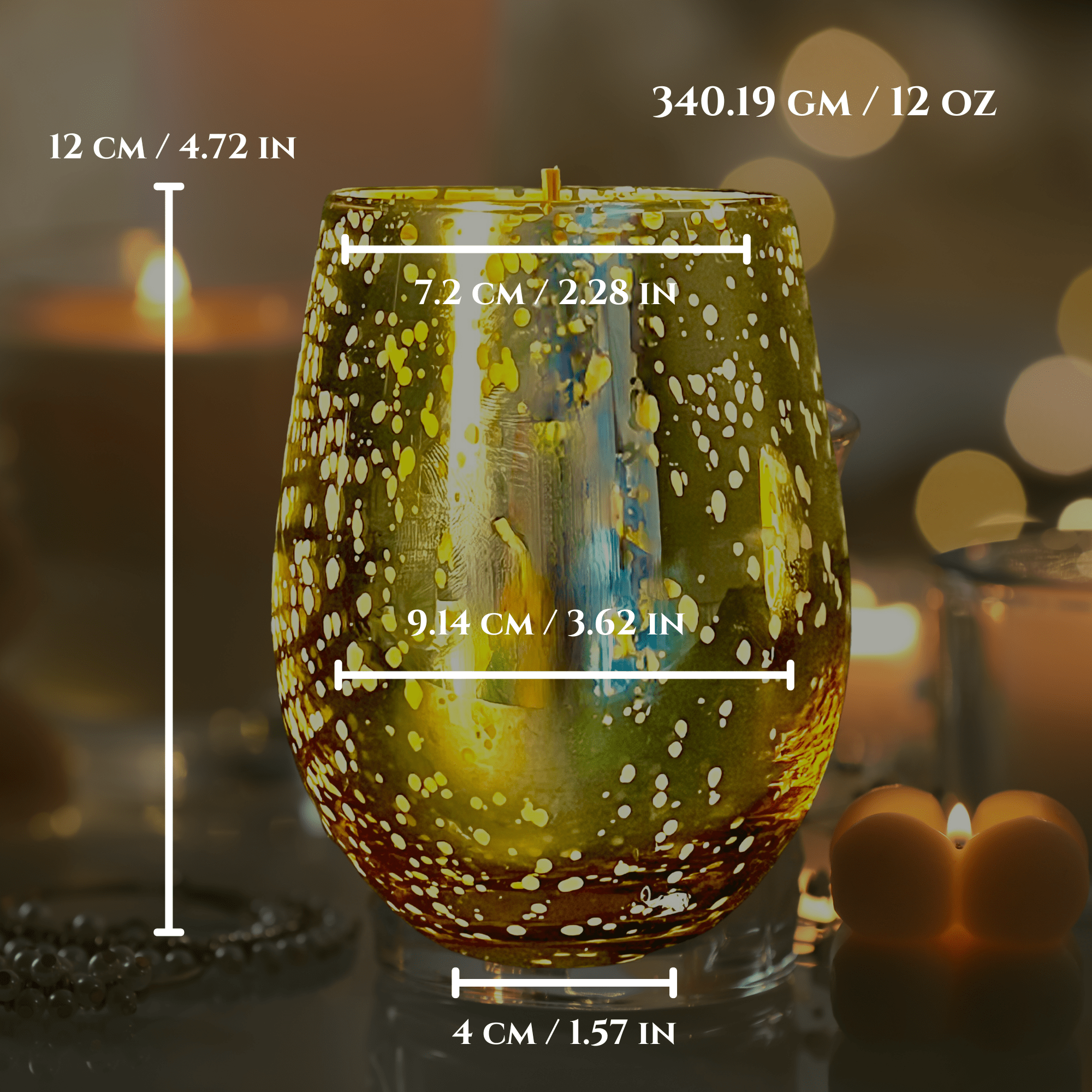 Ominous Joy Smudge Candle - The Haus Of Alchemy