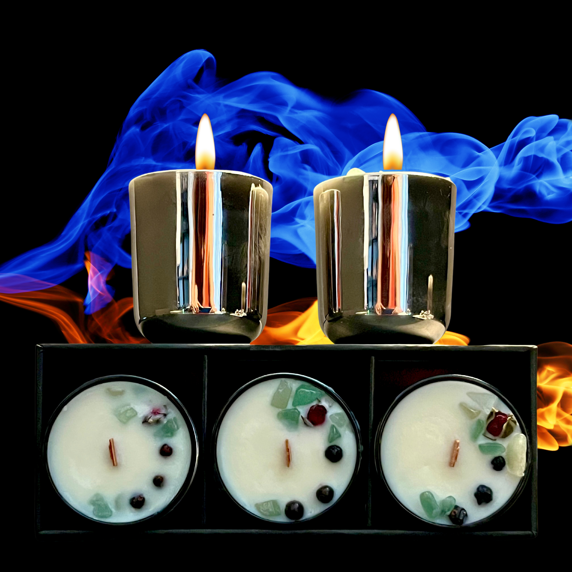 Yin Yang Mini Intention Candle