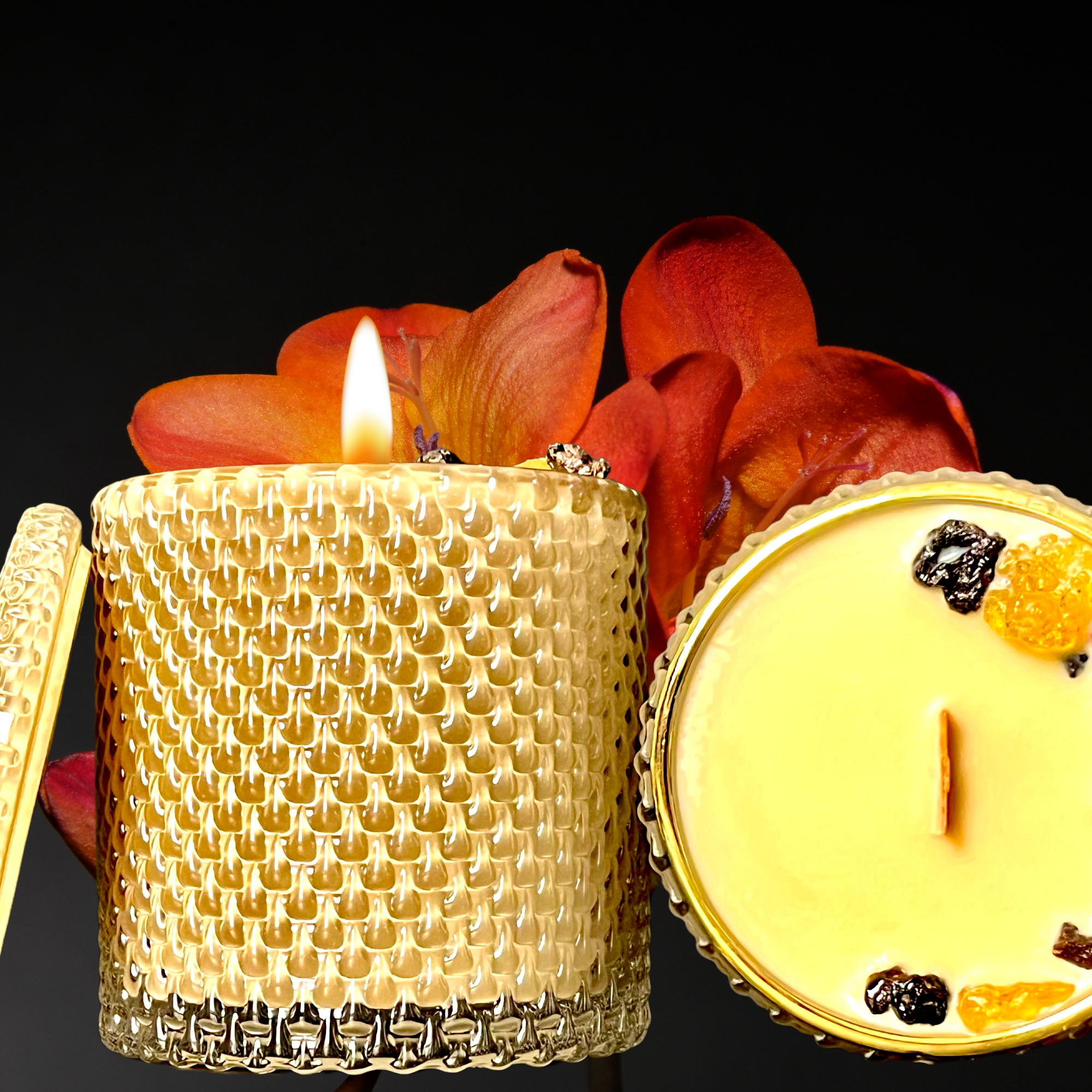 Blessed Intention Candle | Frankincense + Myrrh for Spiritual Enlightenment, Grounding &amp; Divine Femininity