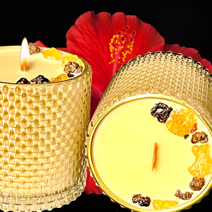 Blessed Intention Candle | Frankincense + Myrrh for Spiritual Enlightenment, Grounding &amp; Divine Femininity