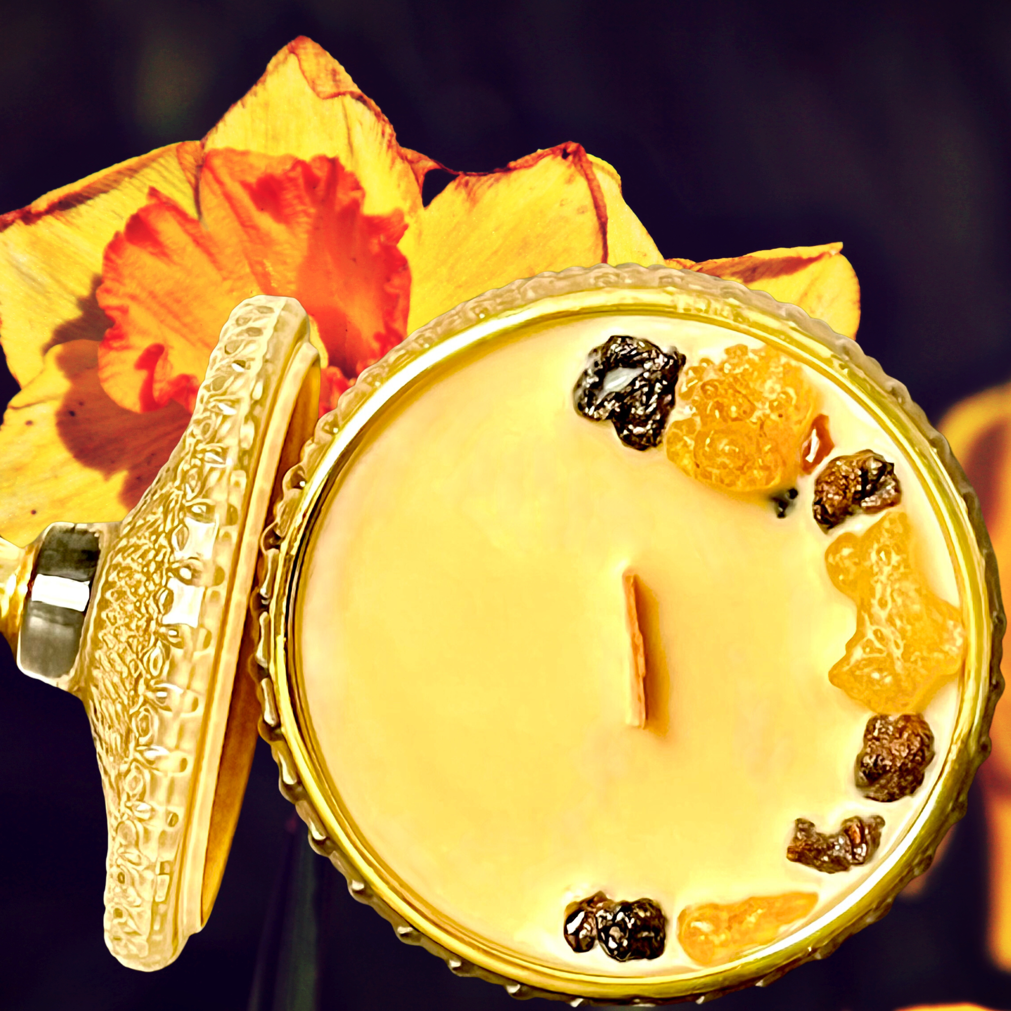 Blessed Intention Candle | Frankincense + Myrrh for Spiritual Enlightenment, Grounding &amp; Divine Femininity