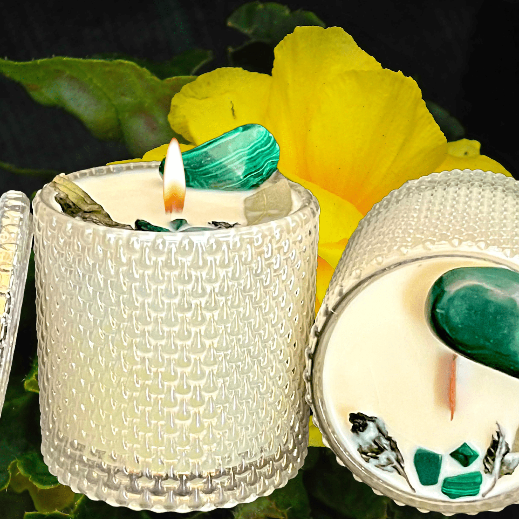Breathe Intention Candle | Sinus Relief, Emotional Healing, and Spiritual Alignment . - The Haus Of Alchemy