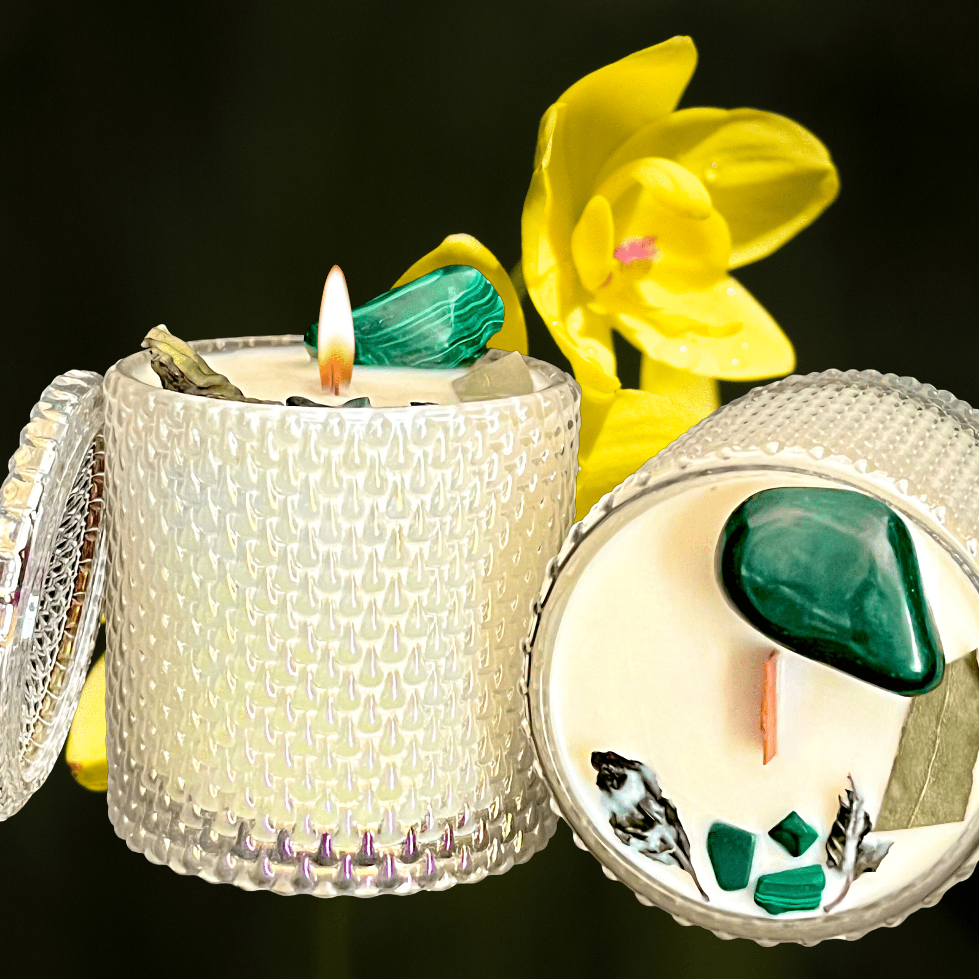 Breathe Intention Candle | Sinus Relief, Emotional Healing, and Spiritual Alignment . - The Haus Of Alchemy
