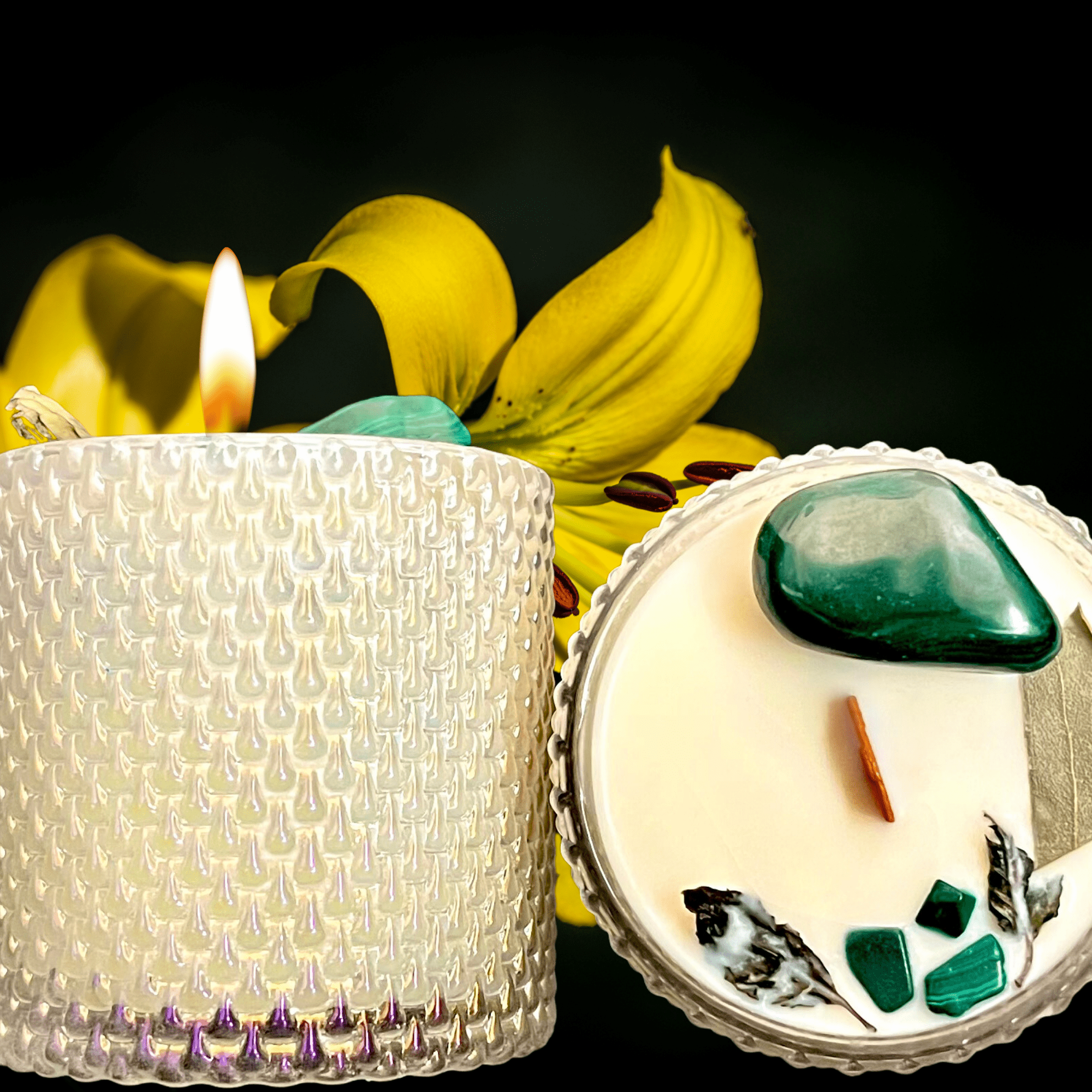 Breathe Intention Candle | Sinus Relief, Emotional Healing, and Spiritual Alignment . - The Haus Of Alchemy