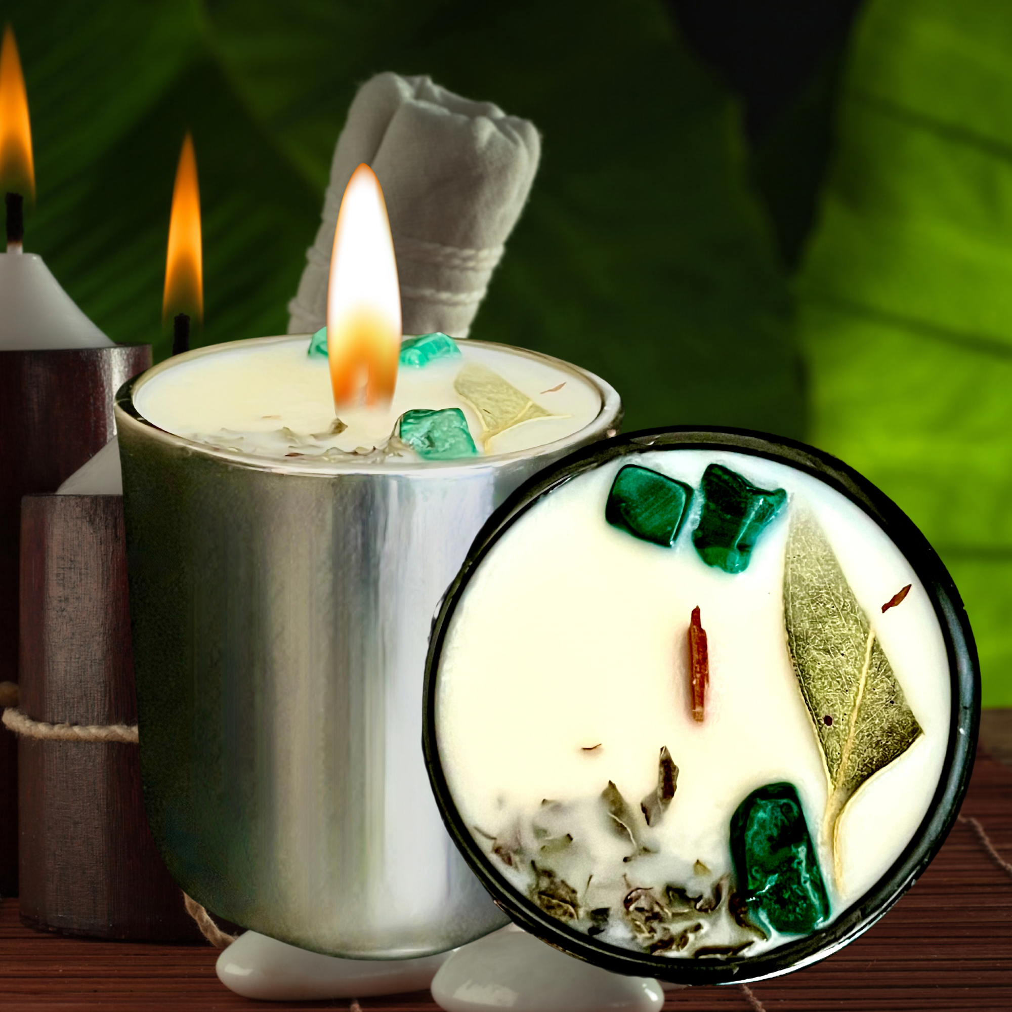 Breathe Intention Mini Candle