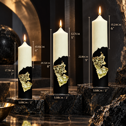Geode Pillar Candle