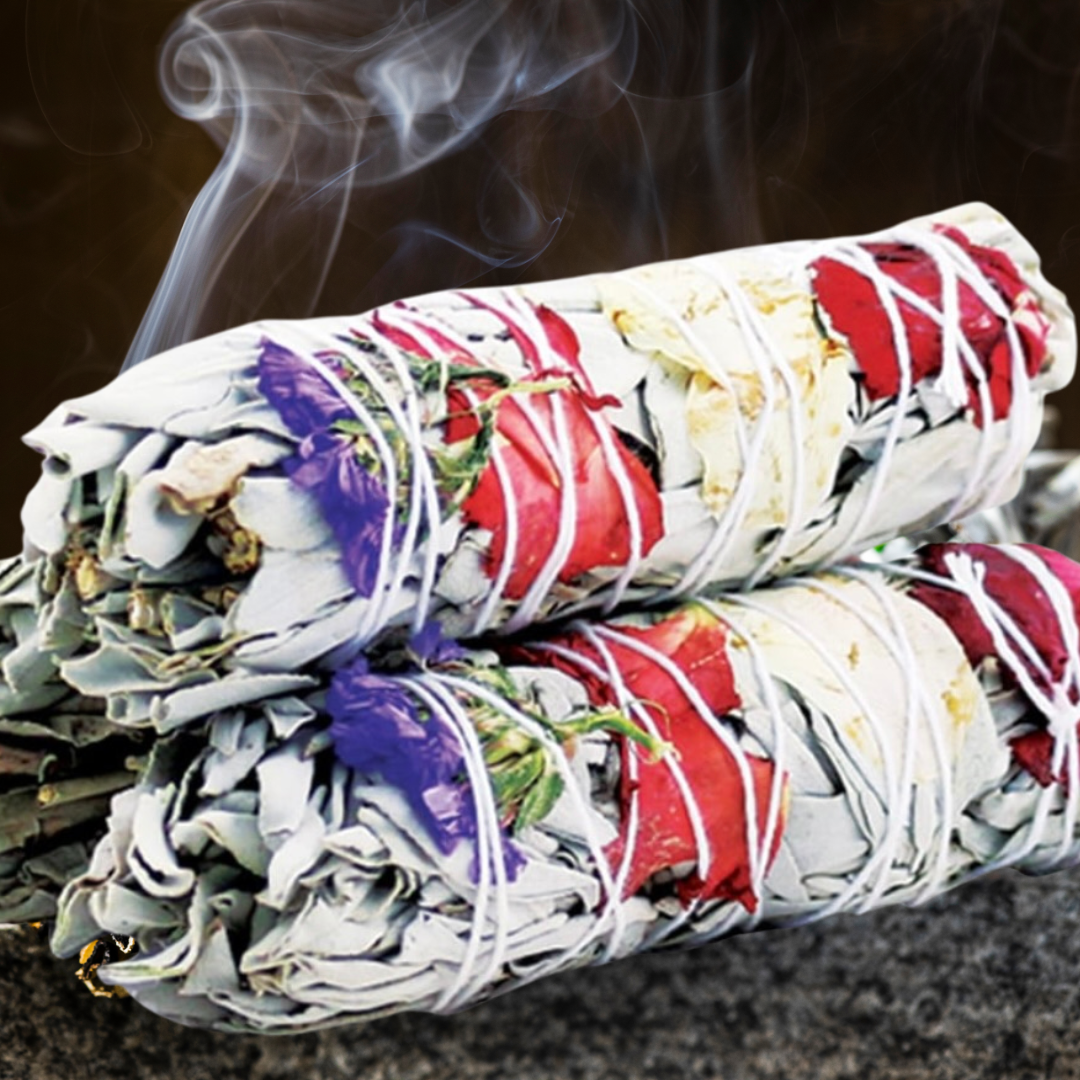 Morning Glory Sage Stick | Energy Cleansing for Joy, Clarity &amp; New Beginnings