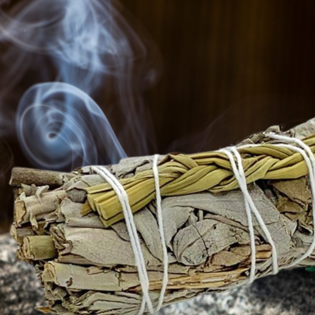 White Sage + Sweetgrass Sage Sticks | Purification, Harmony &amp; Spiritual Connection