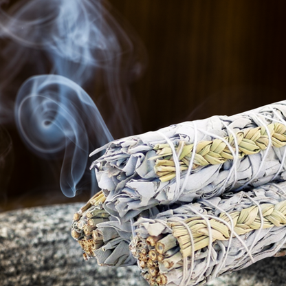 White Sage + Sweetgrass Sage Sticks | Purification, Harmony &amp; Spiritual Connection