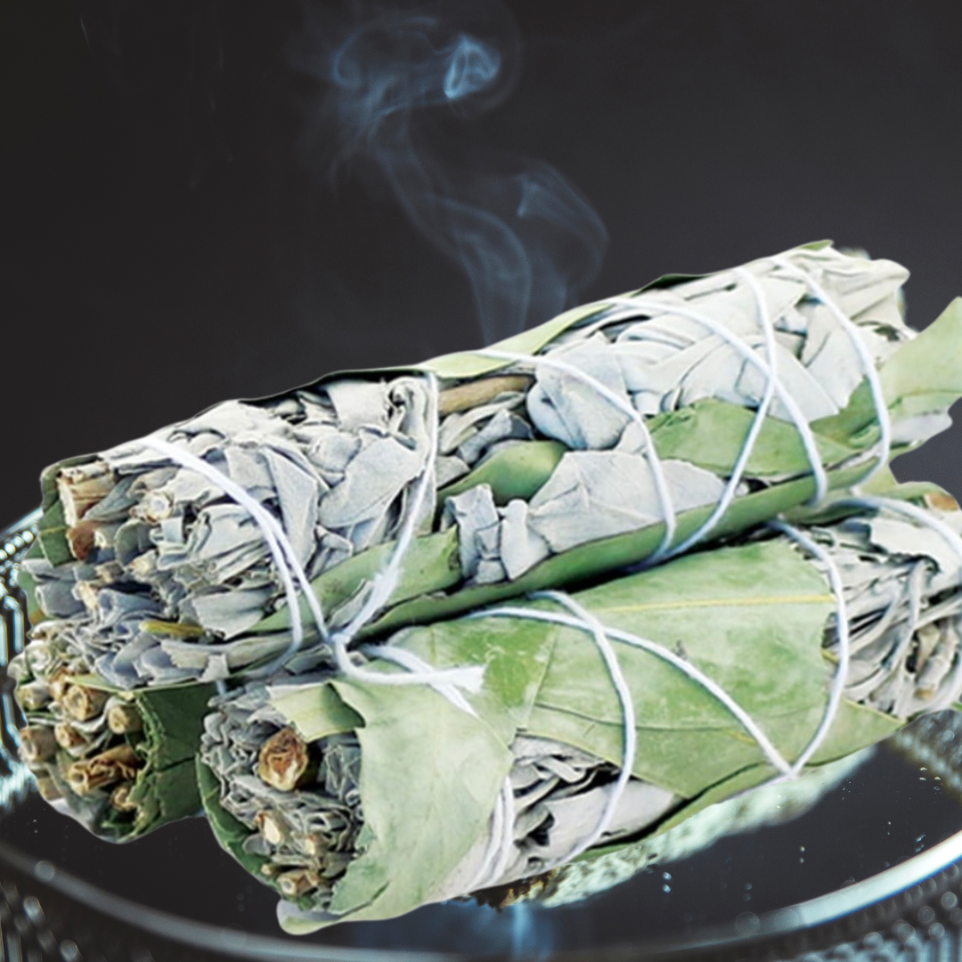 White Sage + Eucalyptus Sage Stick | Emotional Healing, Balance &amp; Spiritual Clarity